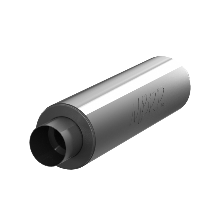 Image of MBRP 5 Inch ID Inlet/Outlet 31 Inch Exhaust Pipe Single Muffler Aluminized Steel GP220022
