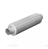 Image of MBRP 3 Inch Exhaust Pipe ID Inlet/Outlet 26 Inch Single Muffler Mild Tone Aluminized Steel GP120809