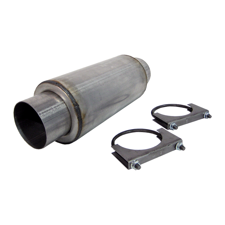 Image of MBRP Universal Muffler Exhaust Resonator 4 Inch Inlet/Outlet Installer Series R2009