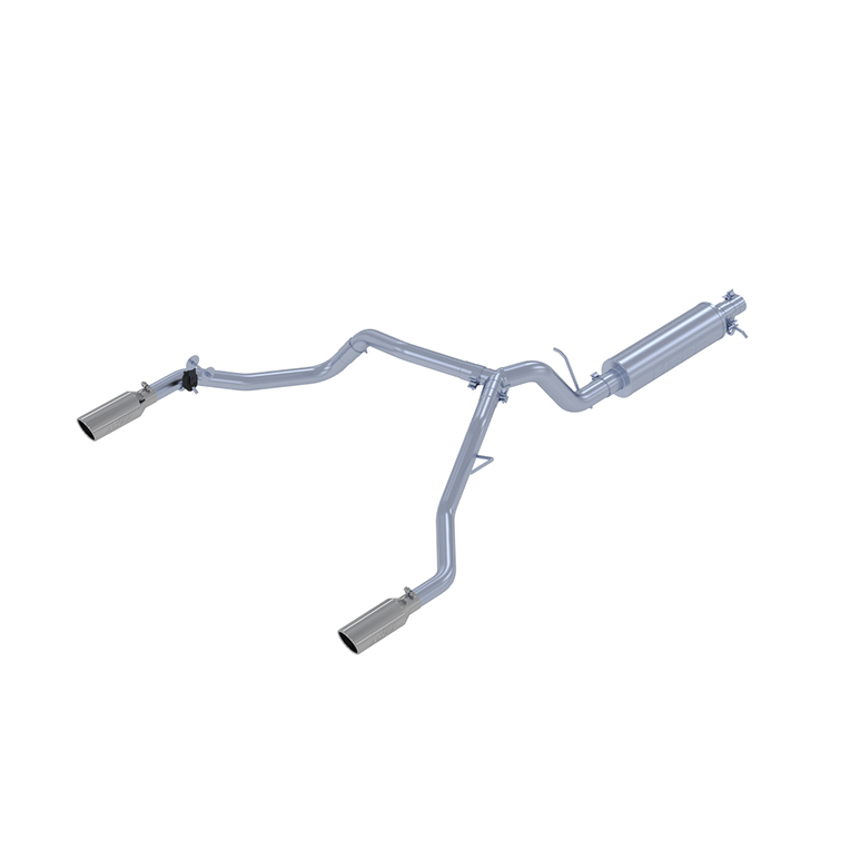 Image of MBRP Ford 3 Inch Cat Back Exhaust System Dual Split Rear Installer Series For 19-20 Ford Ranger Ecoboost 2.3L S5223AL