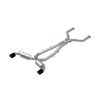 Image of MBRP 3 Inch Cat Back Exhaust System Dual Rear For 17-20 Infiniti Q60 3.0L RWD/AWD T304 Stainless Steel With Carbon Fiber Tips S44043CF
