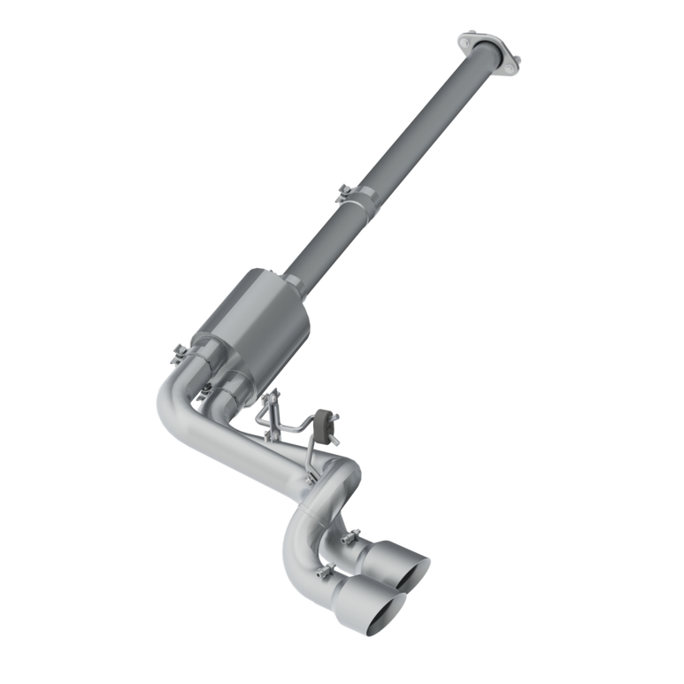 Image of MBRP 3 Inch Cat Back Exhaust System For 09-14 Ford F-150 3.5L EcoBoost Preaxle Dual Outlet Aluminized Steel S5261AL