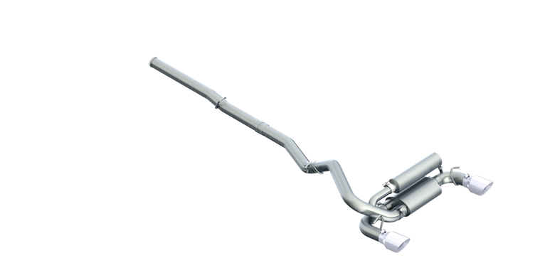 Image of MBRP 3 Inch Cat Back Exhaust System Dual Outlet For 16-18 Ford Focus RS Aluminized Steel S4203AL