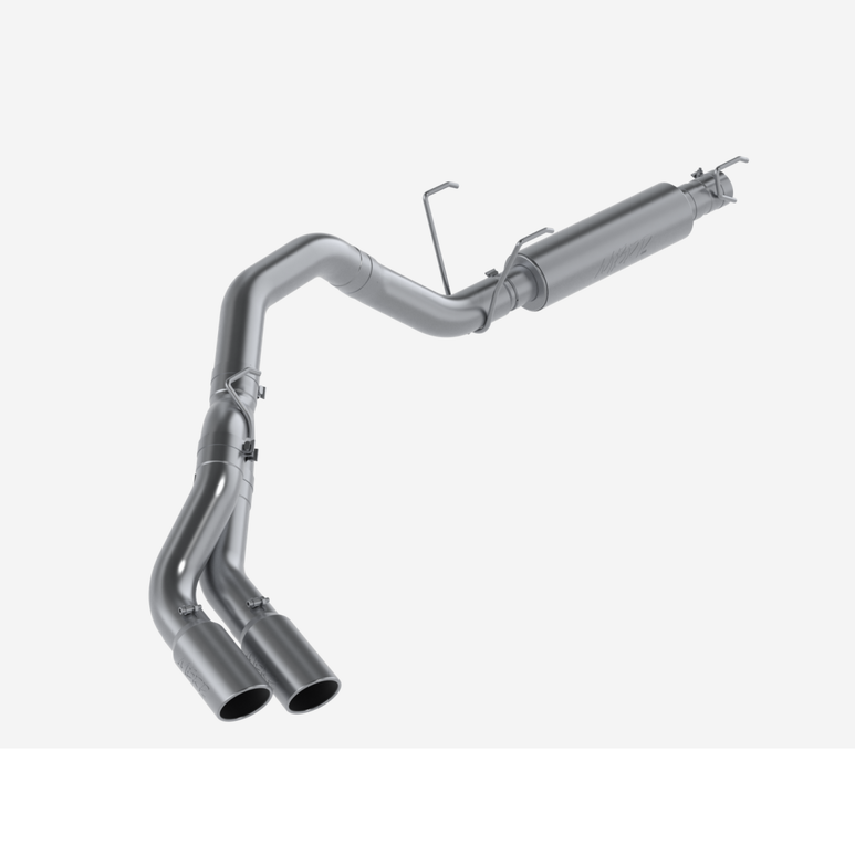 Image of MBRP 4 Inch Cat Back Exhaust System For 14-20 RAM 2500/3500 6.4L Single Side Dual Outlet T409 Stainless Steel S5150409