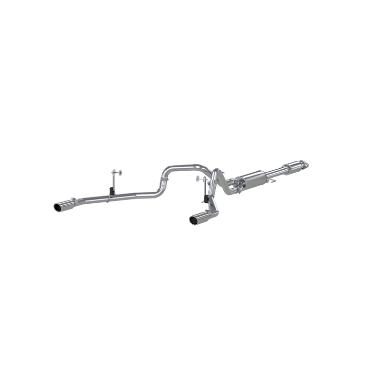 Image of MBRP 2.5 Inch Cat Back Exhaust System Dual Rear Exit For 15-20 Ford F-150 5.0L Aluminized Steel S5258AL