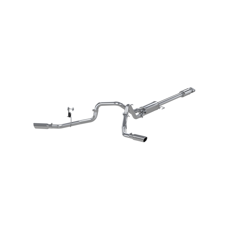 Image of MBRP 2.5 Inch Cat Back Exhaust System Dual Side Exit For 15-20 Ford F-150 5.0L T409 Stainless Steel S5257409