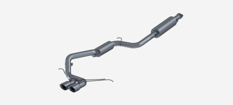 Image of MBRP 3 Inch Cat Back Exhaust System Dual Center Outlet For 13-18 Ford Focus ST 2.0L EcoBoost T409 Stainless Steel S4200409