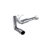 Image of MBRP 4 Inch Cat Back Exhaust System Single Side Exit Aluminized Steel For 11-16 Ford F-250/350/450 6.2L S5246AL