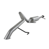 Image of MBRP Cat Back Exhaust System Single Rear Exit Off-Road Tail No Tip For 07-14 Toyota FJ 4.0L V6 T409 Stainless Steel S5310409