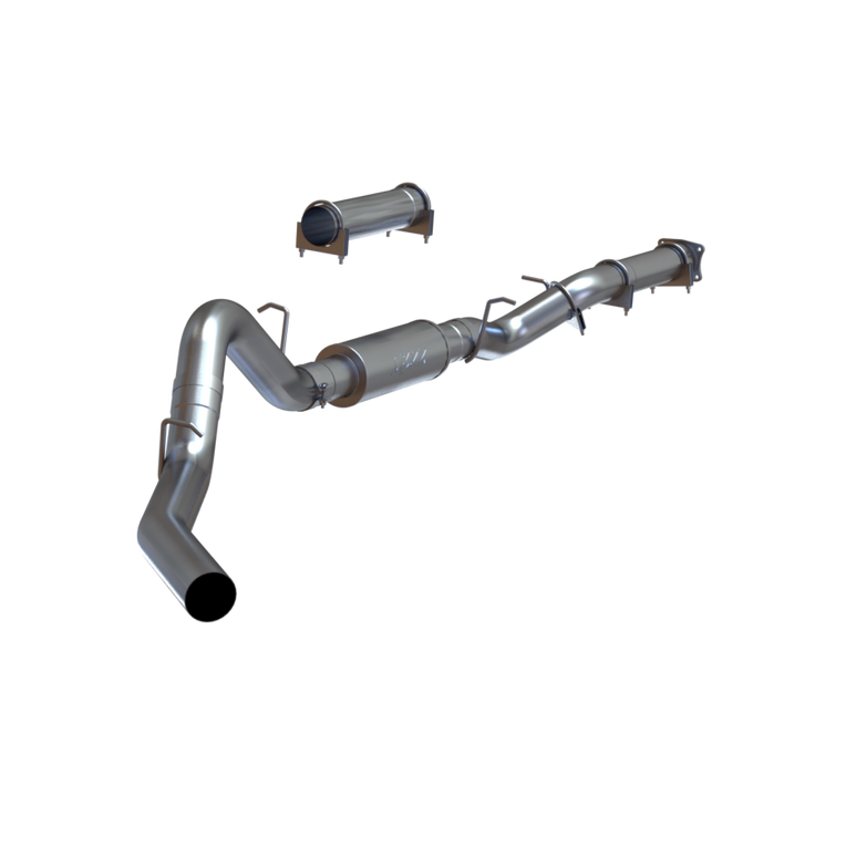 Image of MBRP 4 Inch Cat Back Exhaust System For 01-05 Silverado/Sierra 2500/3500 Duramax Ext/Crew Cab Single Side S6000P