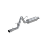 Image of MBRP Cat Back Exhaust System Single Side Aluminized Steel For 02-07 Jeep Liberty S5510AL