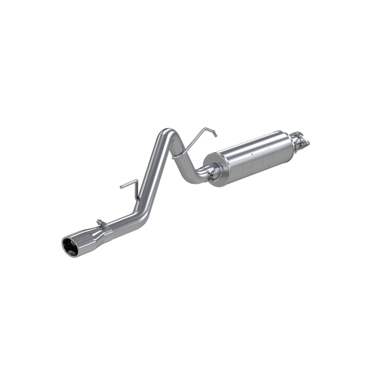 Image of MBRP Cat Back Exhaust System Single Side T409 Stainless Steel For 02-07 Jeep Liberty S5510409