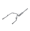 Image of MBRP 3 Inch Cat Back Exhaust System Dual Split Rear For 06-08 Dodge Ram Hemi 1500 5.7L Standard Cab/Crew Cab/Short Bed Aluminized Steel S5126AL