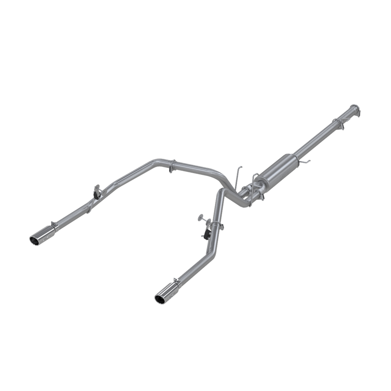 Image of MBRP 3 Inch Cat Back Exhaust System Dual Split Rear For 06-08 Dodge Ram Hemi 1500 5.7L Standard Cab/Crew Cab/Short Bed Aluminized Steel S5126AL