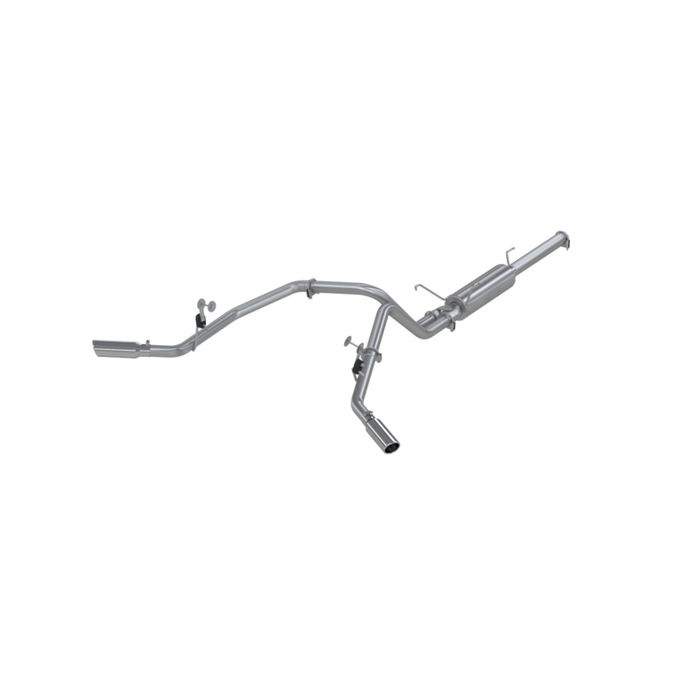Image of MBRP 3 Inch Cat Back Exhaust System Dual Split Side Aluminized Steel For 04-05 Dodge Ram Hemi 1500 S5114AL