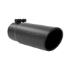 Image of MBRP Exhaust Tip 3 1/2 Inch O.D. Angled Rolled End 3 Inch Inlet 10 Inch Length Black T304 Stainless Steel T5115BLK