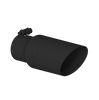 Image of MBRP Exhaust Tip 4 Inch O.D. Dual Wall Angled 3 Inch Inlet 10 Inch Length Black T5156BLK