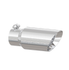 Image of MBRP Exhaust Tip 4 Inch O.D. Dual Wall Angled 3 Inch Inlet 10 Inch Length T304 Stainless Steel T5156