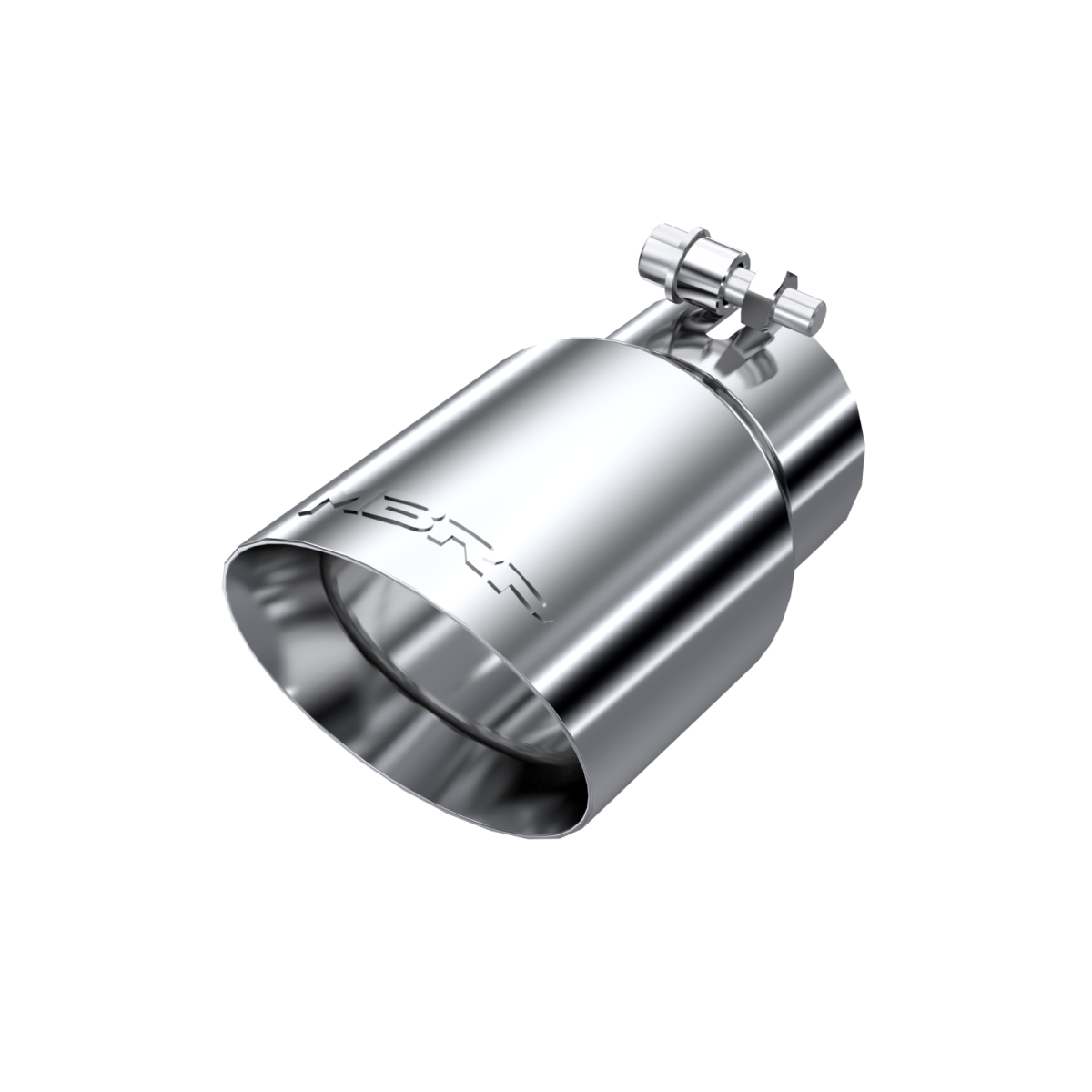Image of MBRP Exhaust Tip 4 Inch O.D. Dual Wall Angled Rolled End Fits Aluminized Steel 3 Inch Systems T5122