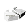 Image of MBRP Exhaust Tip 4 3/4 Inch X 3 Inch ID Rectangle Angled Cut 3 Inch O.D. Inlet Passenger Side 7 3/8 Inch Length T304 Stainless Steel T5120
