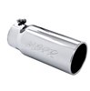 Image of MBRP Exhaust Tail Pipe Tip 5 Inch O.D. Rolled Straight 4 Inch Inlet 12 Inch Length T304 Stainless Steel T5050