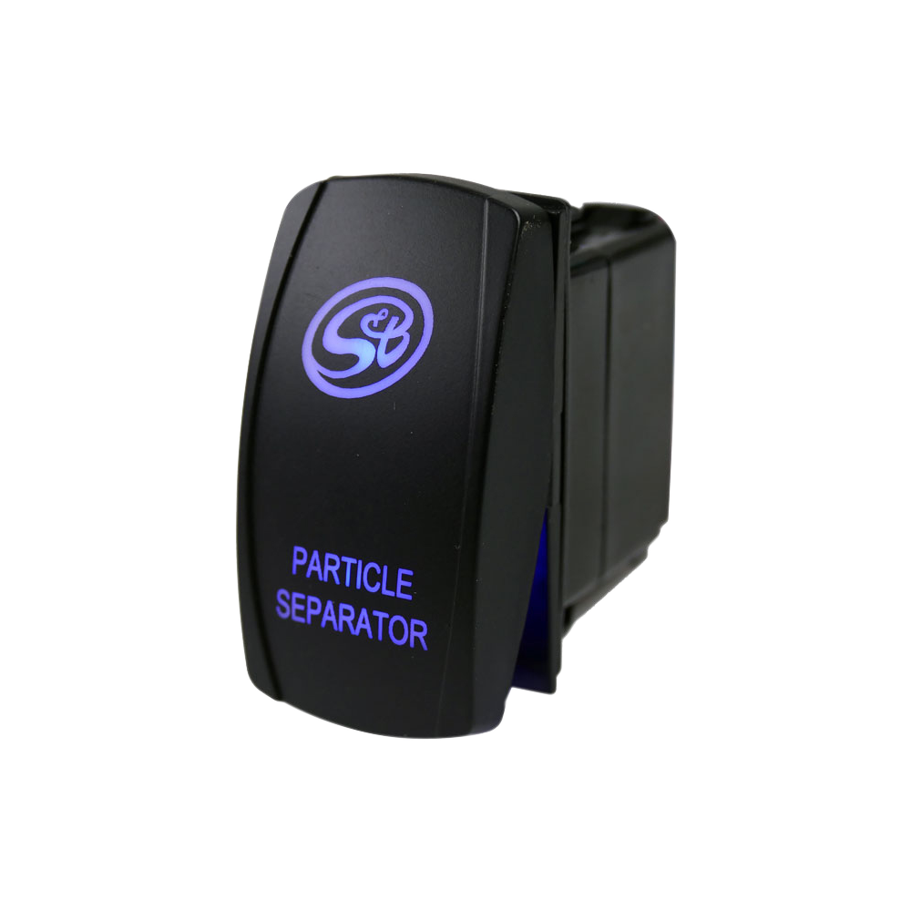 Image of S&B LED Rocker Switch with S&B Logo for Particle Separator HP1432-00