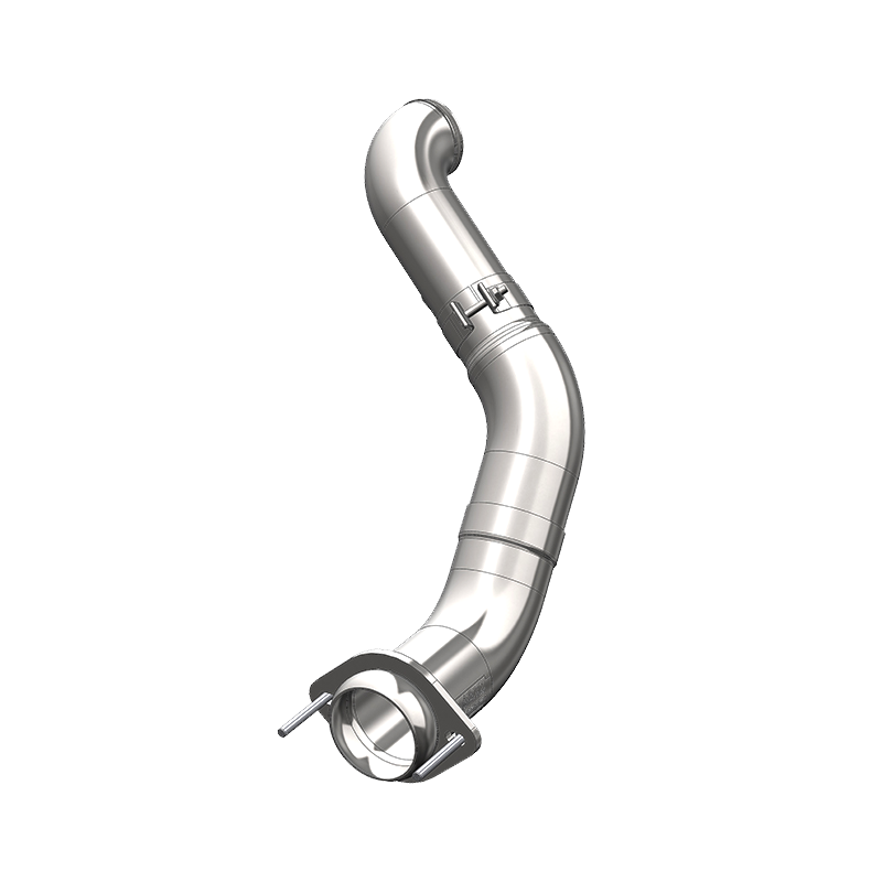 Image of MBRP 4 Inch Turbo Down Pipe For 11-15 Ford 6.7L Powerstroke T409 Stainless Steel EO Num. D-763-1 FS9CA459