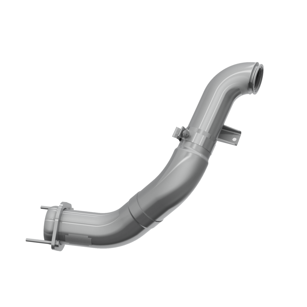 Image of MBRP 4 Inch Turbo Down Pipe T409 Stainless Steel For 11-14 Ford 6.7L Powerstroke 15-15 Ford 6.7L Powerstroke FS9459