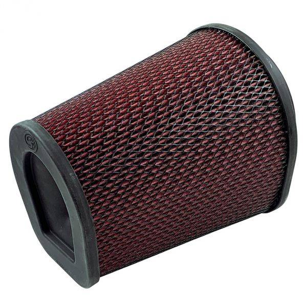Image of S&B Air Filter For Intake Kits 75-6000,75-6001 Oiled Cotton Cleanable Red KF-1070