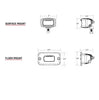 Image of Rigid Industries Diffused Light Surface Mount SR-M Pro 902513