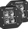 Image of Rigid Industries Flood Flush Mount Black Pair D-Series Pro 212113