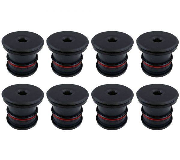 Image of S&B Silicone Body Mount Kit For 08-16 Ford F-250/F-350 Powerstroke 6.4L/6.7L Crew Cab 8 Pc 81-1003