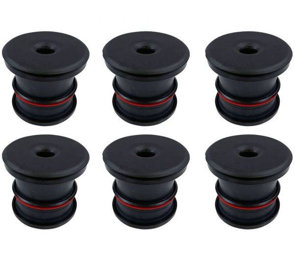 Image of S&B Silicone Body Mount Kit For 08-16 Ford F-250/F-350 Powerstroke 6.4L/6.7L Reg/Extend Cab 6 Pc 81-1002