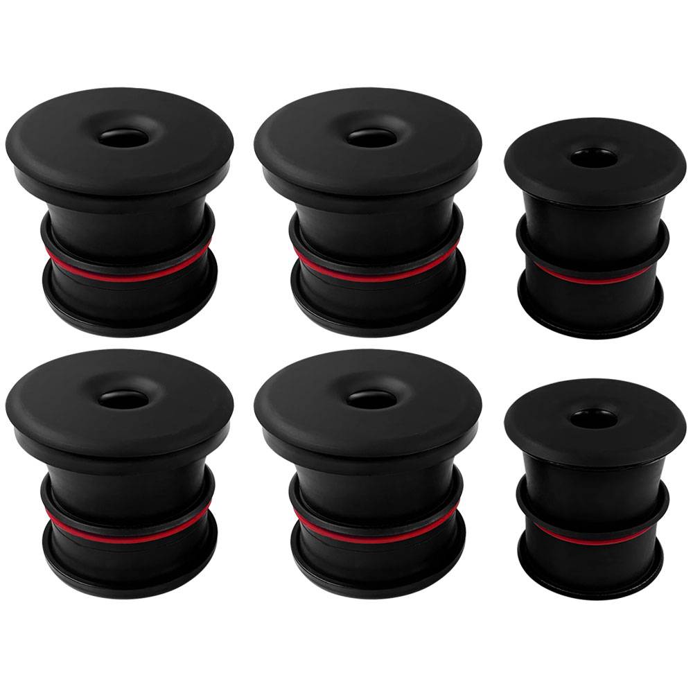 Image of S&B Silicone Body Mount Kit For 03-07 Ford F-250/F-350 Powerstroke 6.0L Reg/Extended Cab 6 Pc 81-1000