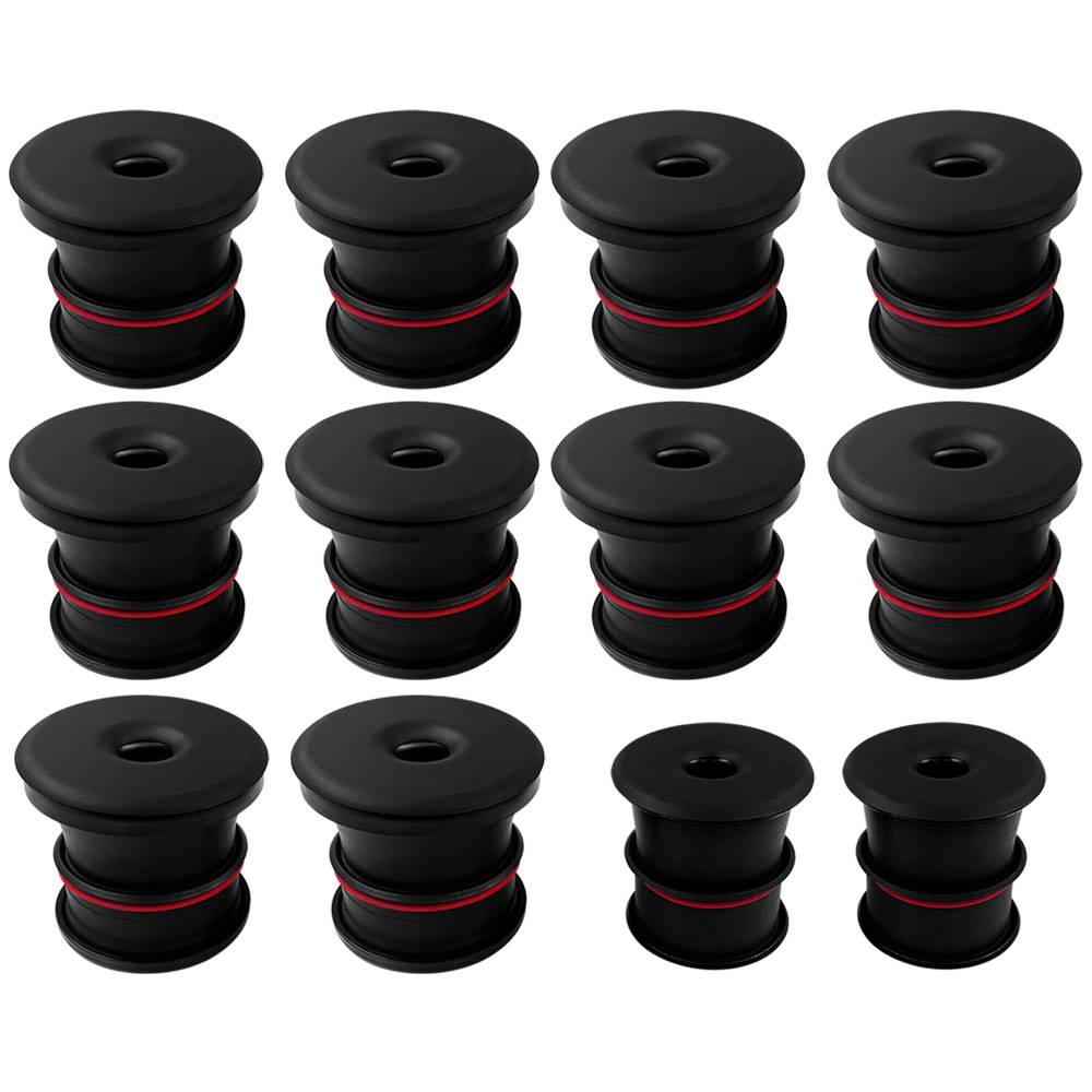 Image of S&B Silicone Body Mount Kit For 99-03 Ford Excursion 5.4L, 6.8L, 7.3L 12pc 81-1007