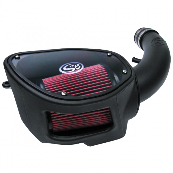 Image of S&B Cold Air Intake For 07-11 Jeep Wrangler JK V6-3.8L Oiled Cotton Cleanable Red 75-5084