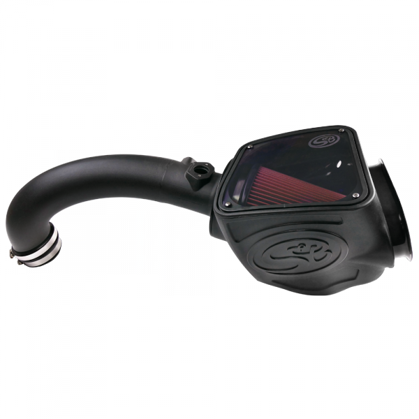 Image of S&B Cold Air Intake For 16-18 Nissan Titan, V8-5.0L Cummins Oiled Cotton Cleanable Red 75-5082