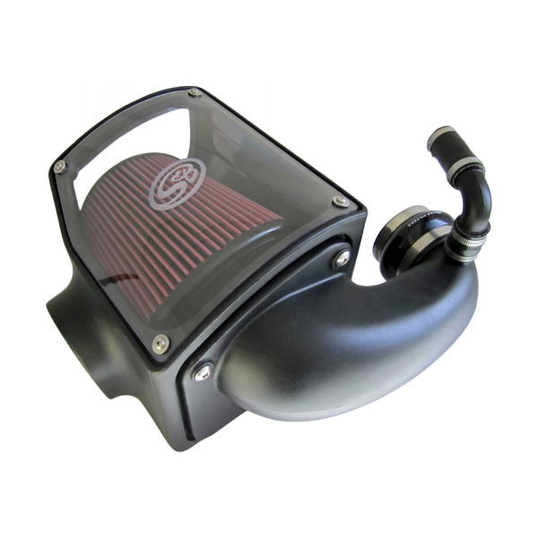 Image of S&B Cold Air Intake For 92-00 GMC K-Series V8-6.5L Duramax Oiled Cotton Cleanable Red 75-5045