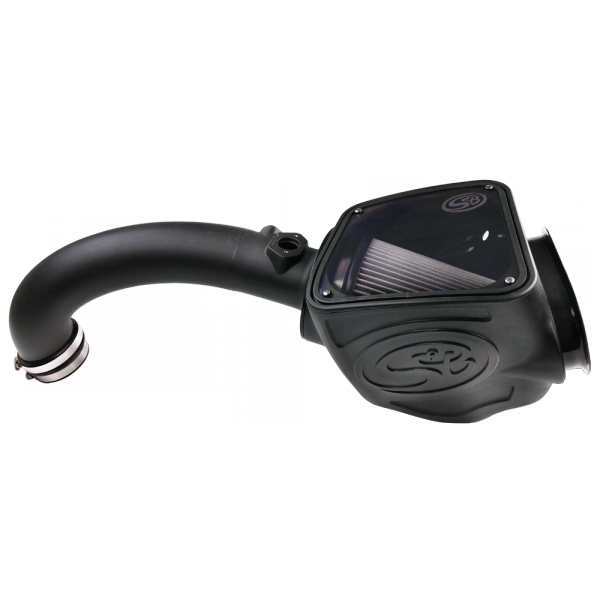Image of S&B Cold Air Intake For 16-18 Nissan Titan, V8-5.0L Cummins Dry Dry Extendable White 75-5082D