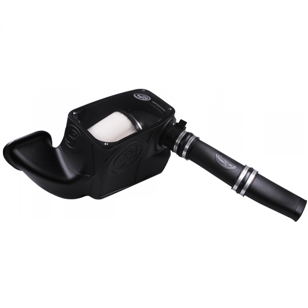 Image of S&B Cold Air Intake For 14-18 Dodge Ram 1500 3.0L EcoDiesel V6 Dry Extendable White 75-5074D