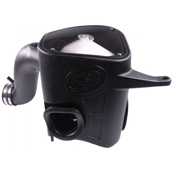 Image of S&B Cold Air Intake For 13-18 Dodge Ram 2500 3500 L6-6.7L Cummins Dry Extendable White 75-5068D