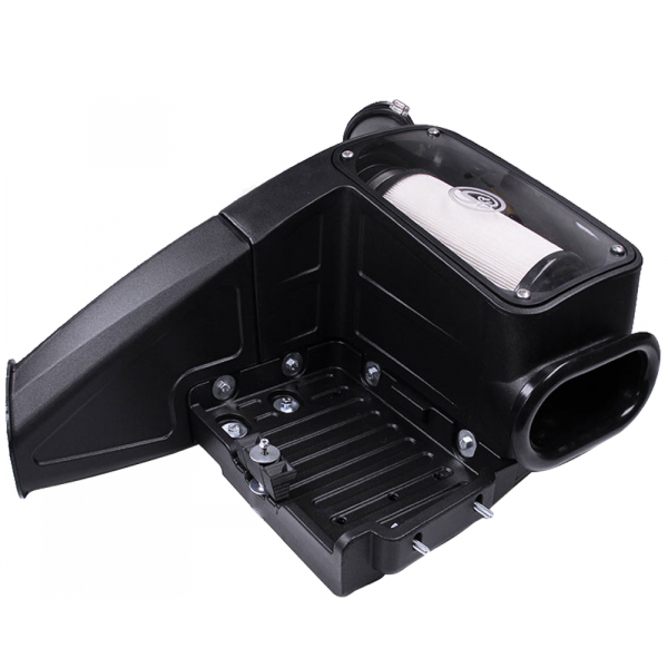 Image of S&B Cold Air Intake For 98-03 Ford F250 F350 F450 F550 V8-7.3L Powerstroke Dry Extendable White 75-5062D