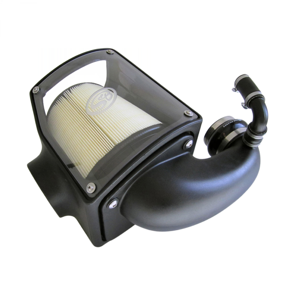 Image of S&B Cold Air Intake For 92-00 GMC K-Series V8-6.5L Duramax Dry Dry Extendable White 75-5045D