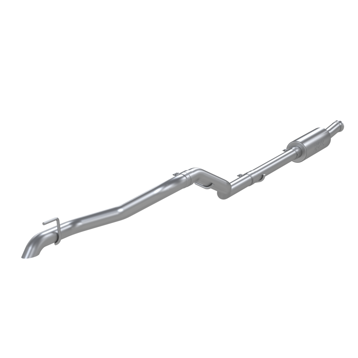 Image of MBRP Jeep 2.5 Inch Cat Back Exhaust System Off-Road Single Rear Exit Pro Series For 20-20 Jeep Gladiator 3.6L S5537304