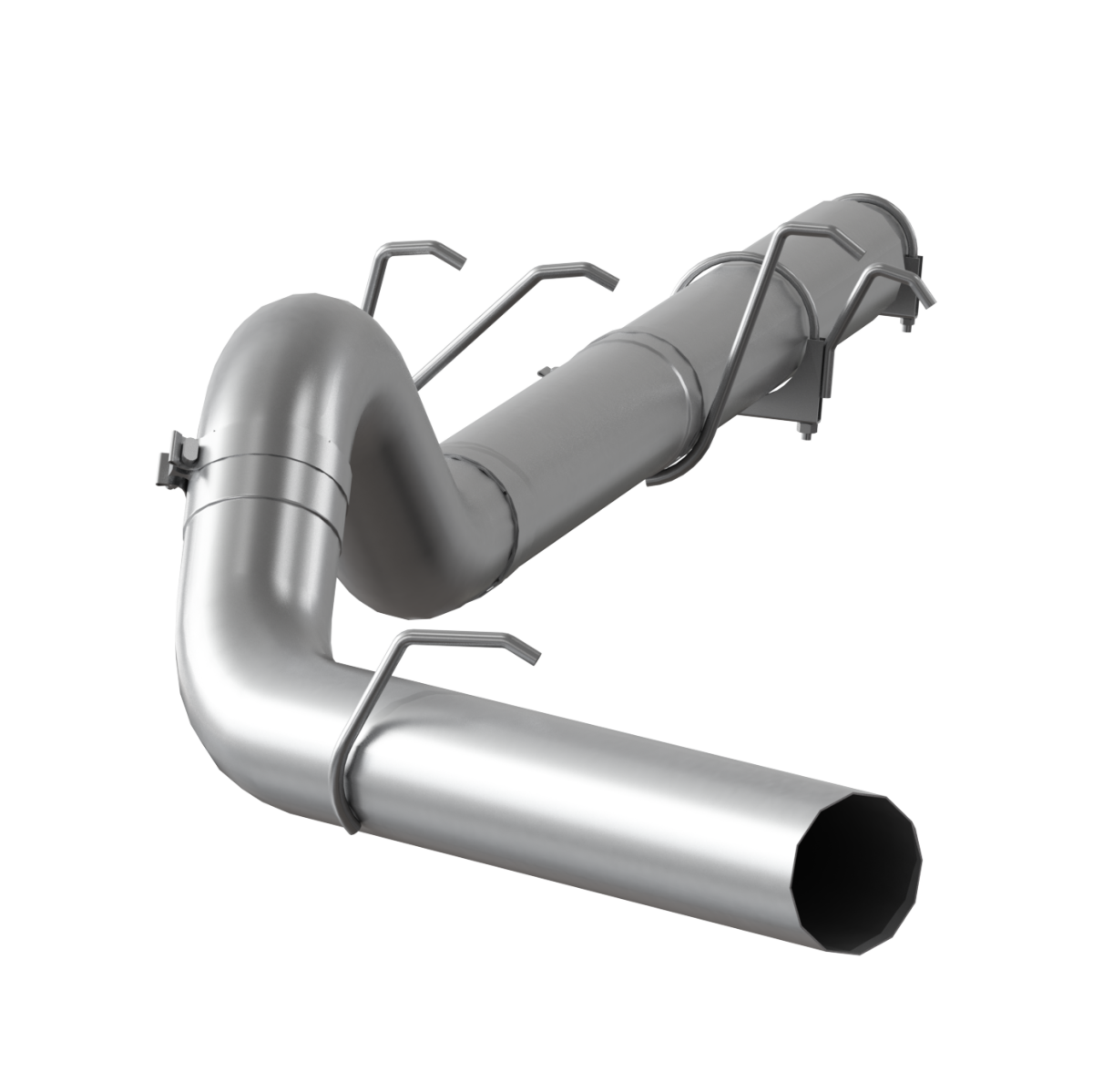 Image of MBRP 5 Inch Cat Back Exhaust System Single Side Exit For 03-07 Ford F-250/350 6.0L, Extended Cab/Crew Cab S62260PLM