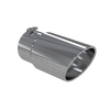 Image of MBRP Exhaust Tail Pipe Tip 6 Inch O.D. Angled Rolled End 5 Inch Inlet 12 Inch Length T304 Stainless Steel T5075