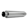 Image of MBRP 4 Inch Inlet/Outlet Quiet Tone Exhaust Muffler 24 Inch Body 6 Inch Diameter 30 Inch Overall T409 Stainless Steel M1004S