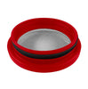 Image of S&B Turbo Screen 6.0 Inch Red Stainless Steel Mesh W/Stainless Steel Clamp 77-3005