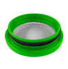 Image of S&B Turbo Screen 5.0 Inch Lime Green Stainless Steel Mesh W/Stainless Steel Clamp 77-3007