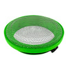 Image of S&B Turbo Screen 5.0 Inch Lime Green Stainless Steel Mesh W/Stainless Steel Clamp 77-3007